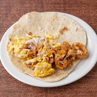 Chicha Crispy W/ Egg Taco